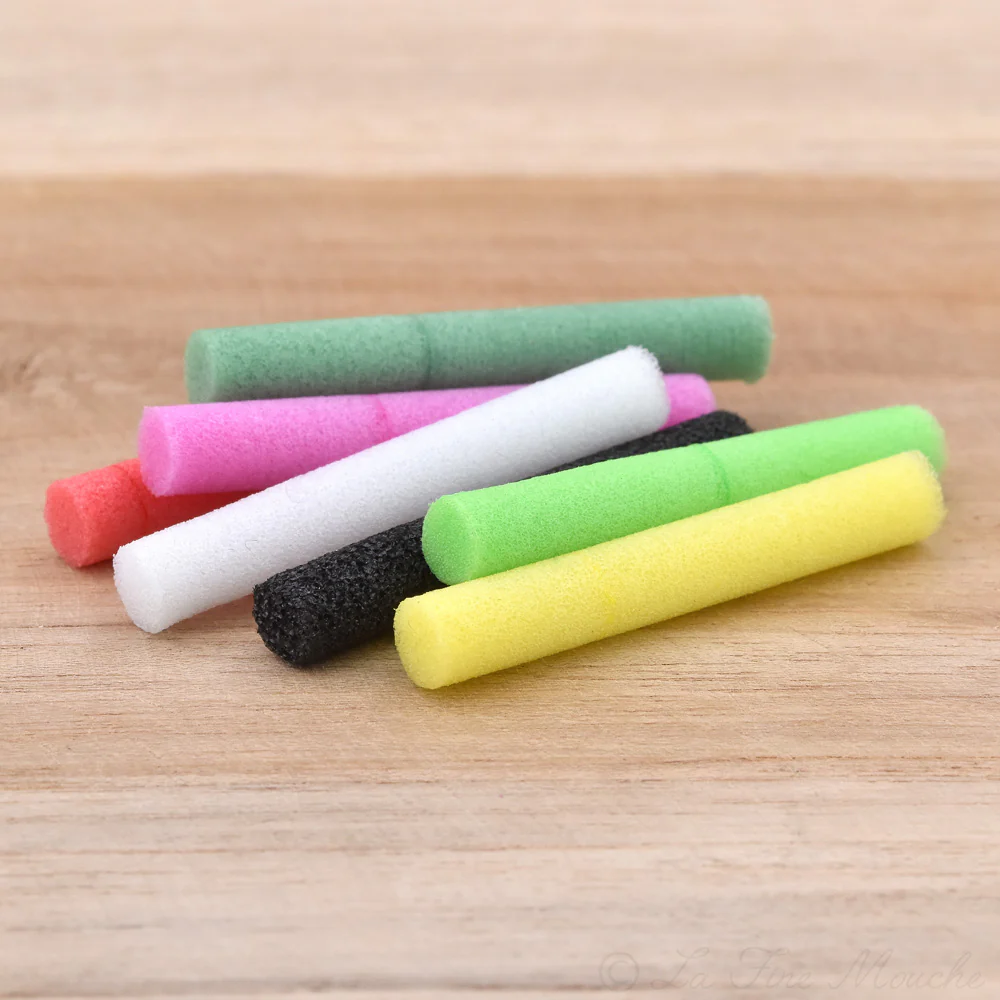 Cylindre de Mousse légère à faible densité - Yeux de boobies - 4mm, 5mm, 6mm, 7mm, 8mm et 10mm