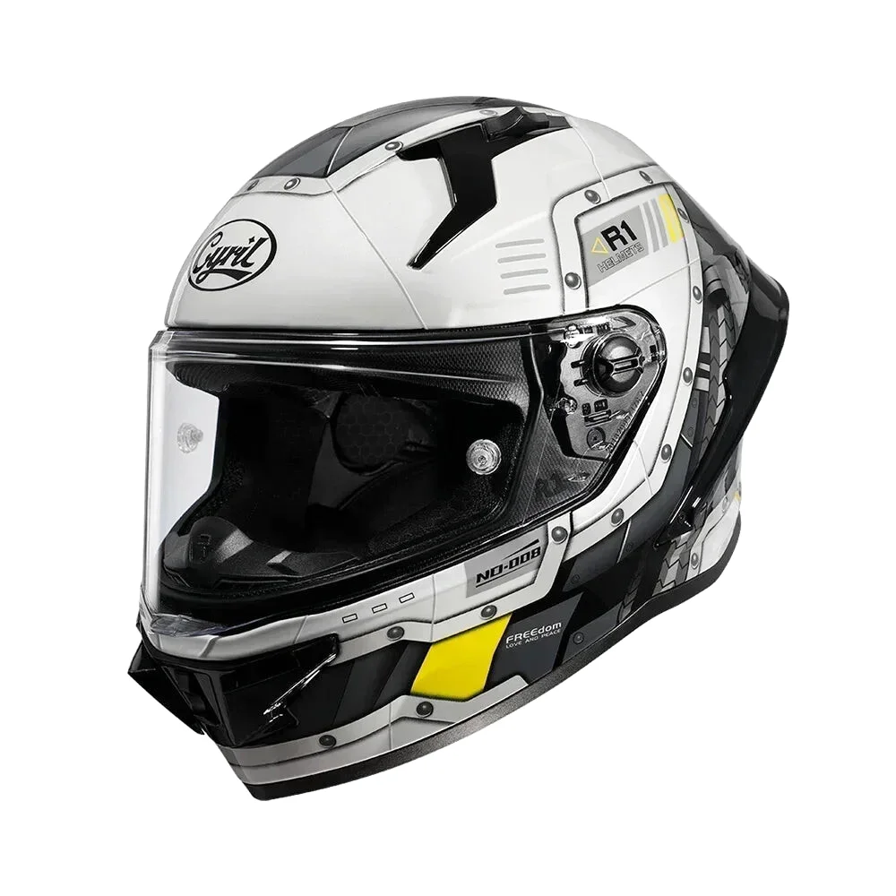 Casque moto intégral aérodynamique - AeroFlux – Image 8