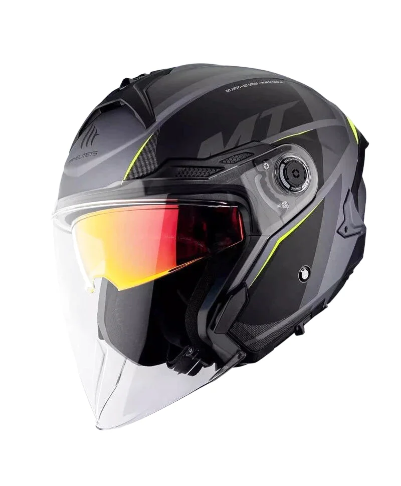 Casque moto modulable 3/4 double visière - Cosmo – Image 6